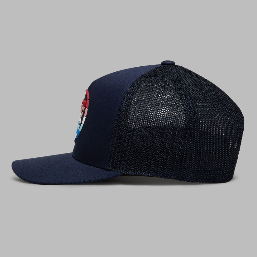 GRADIENT CIRCLE G'S MID TRUCKER HAT image number 7