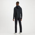 HOODED TECH INTERLOCK QUARTER ZIP SLIM FIT PULLOVER image number 5