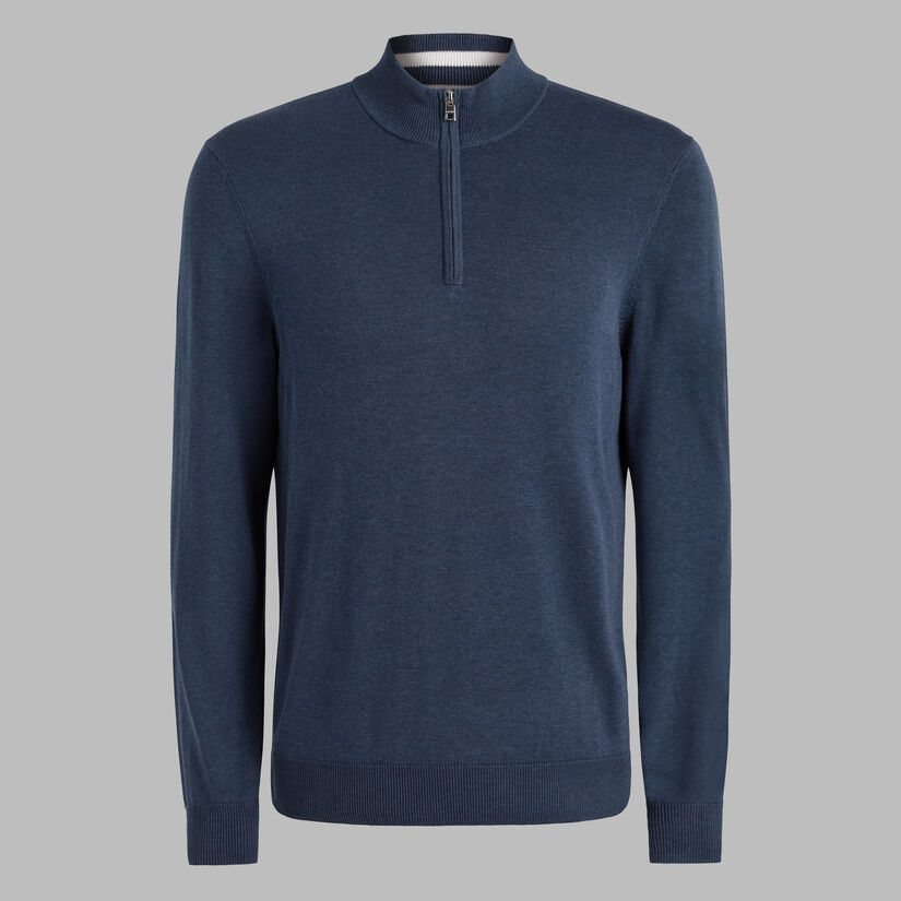 COOLING COTTON 1/4 ZIP JUMPER image number 1