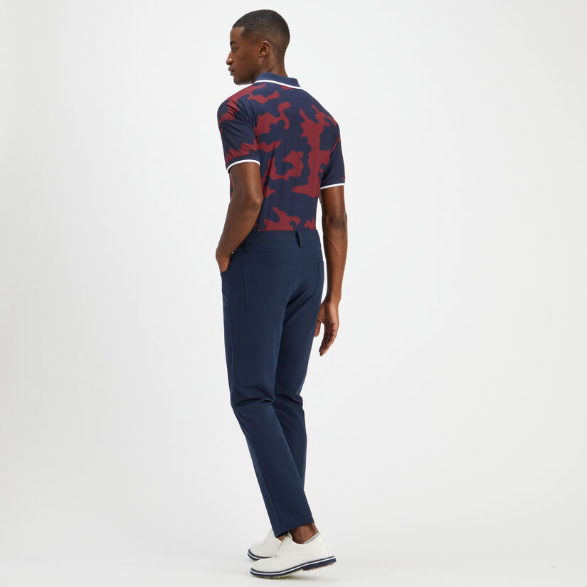 EXPLODED CAMO RIB COLLAR TECH JERSEY SLIM FIT POLO image number 5