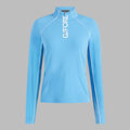 CONTRAST MESH SILKY TECH NYLON 1/4 ZIP PULLOVER image number 1