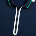 CONTRAST SLEEVE TECH PIQU&Eacute; 1/4 ZIP POLO image number 5
