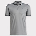 SKULL & T'S DEBOSSED TECH JERSEY RIB COLLAR SLIM FIT POLO image number 1