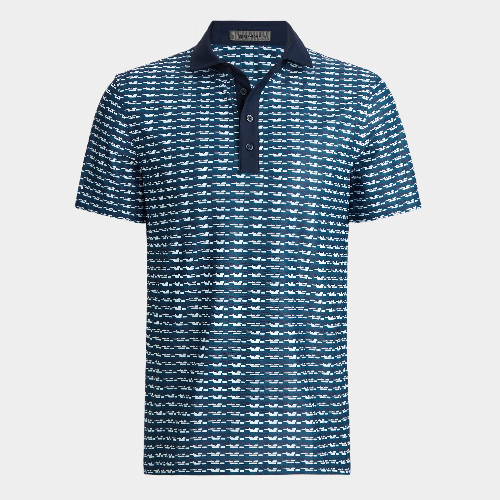 Prada geometric polo cheap