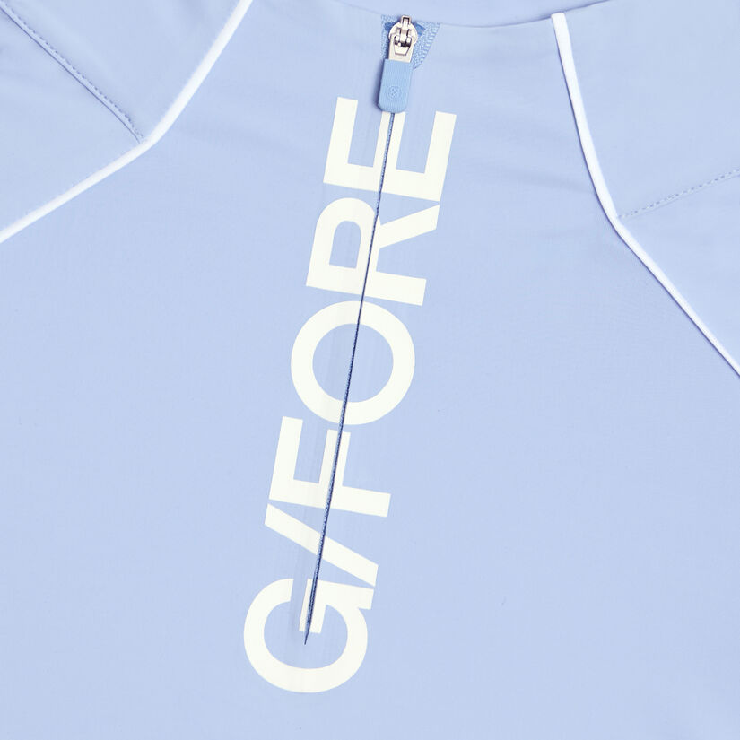 CONTRAST MESH SILKY TECH NYLON 1/4 ZIP PULLOVER image number 5