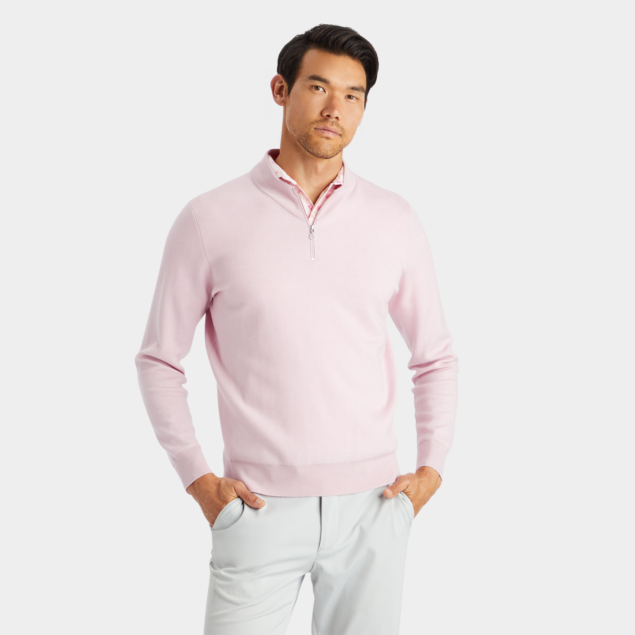 3 quarter cheap zip jumper