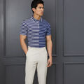 OFFSET STRIPE TECH JERSEY SLIM FIT POLO image number 2