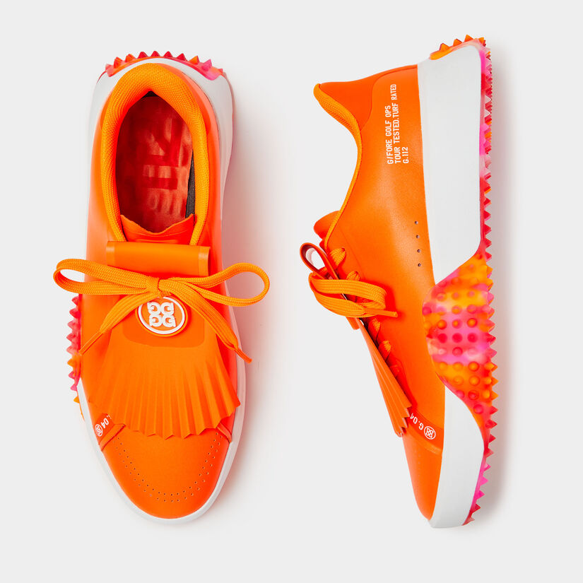 WOMEN'S G.112 P.U. LEATHER KILTIE CAMO GOLF SHOE WOMEN'S GOLF SHOES