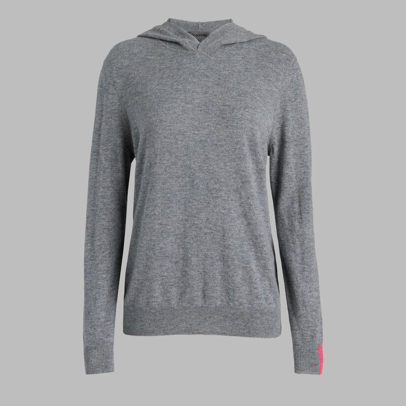 CASHMERE HOODED JUMPER image number 4