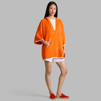 Alternative image of COTTON TERRY BEACH PONCHO - Alternate Image 1