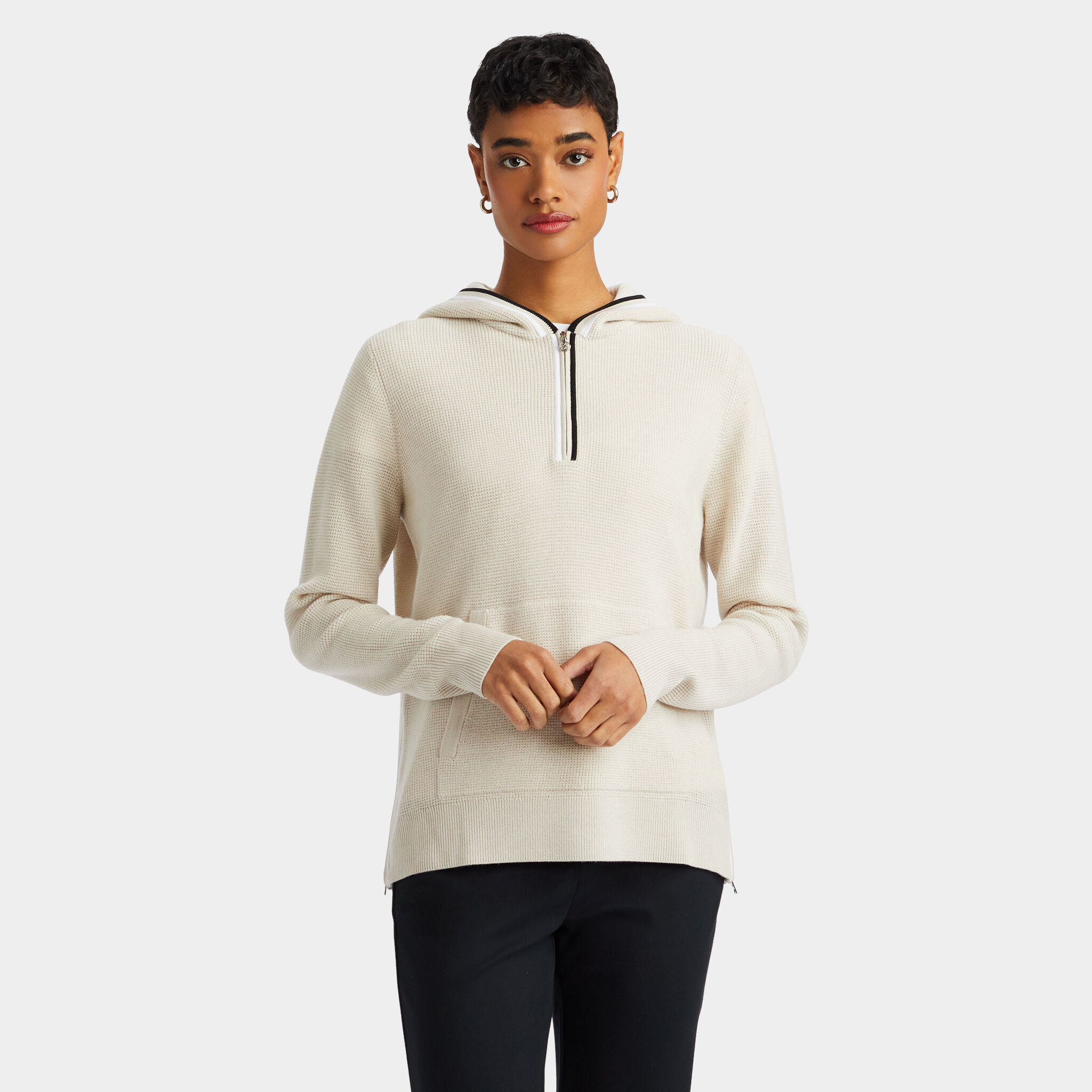 Merino wool pullover discount hoodie