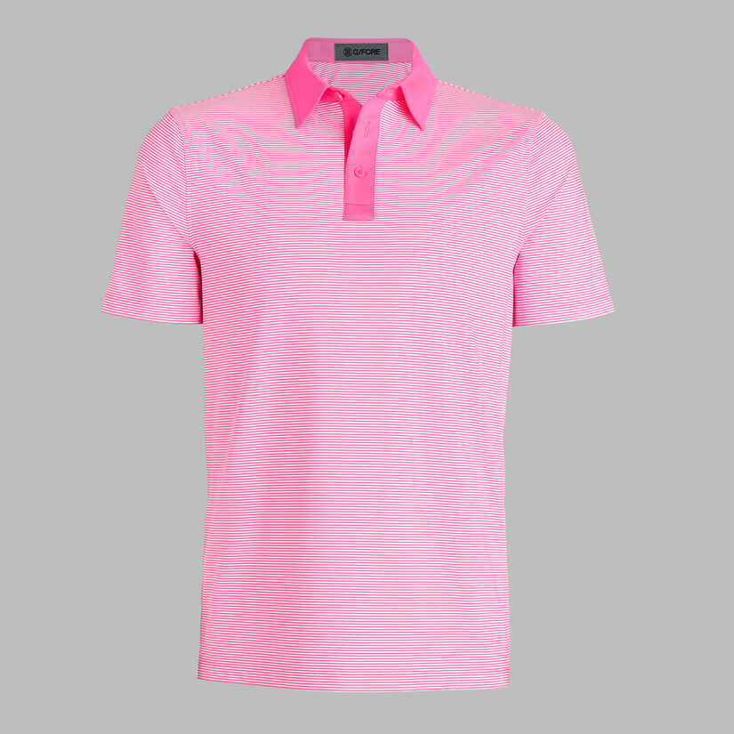 FEEDER STRIPE FINE TECH JERSEY POLO image number 1