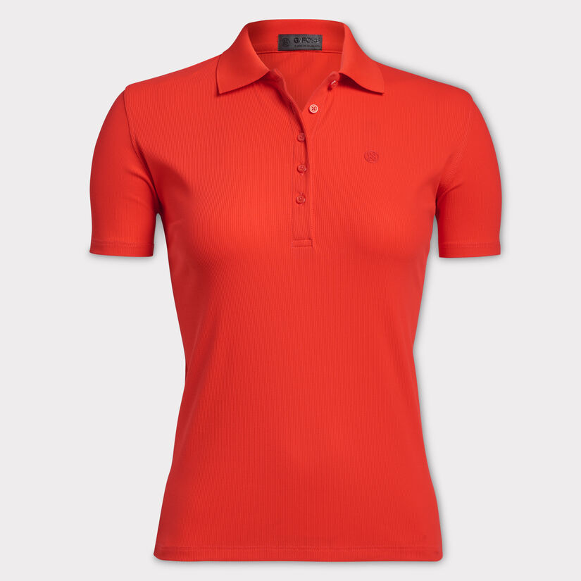 TECH RIB PERFORMANCE NYLON POLO image number 1