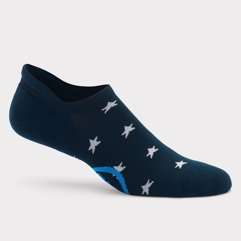 WOMEN'S STARS NYLON NO SHOW SOCK image number 1