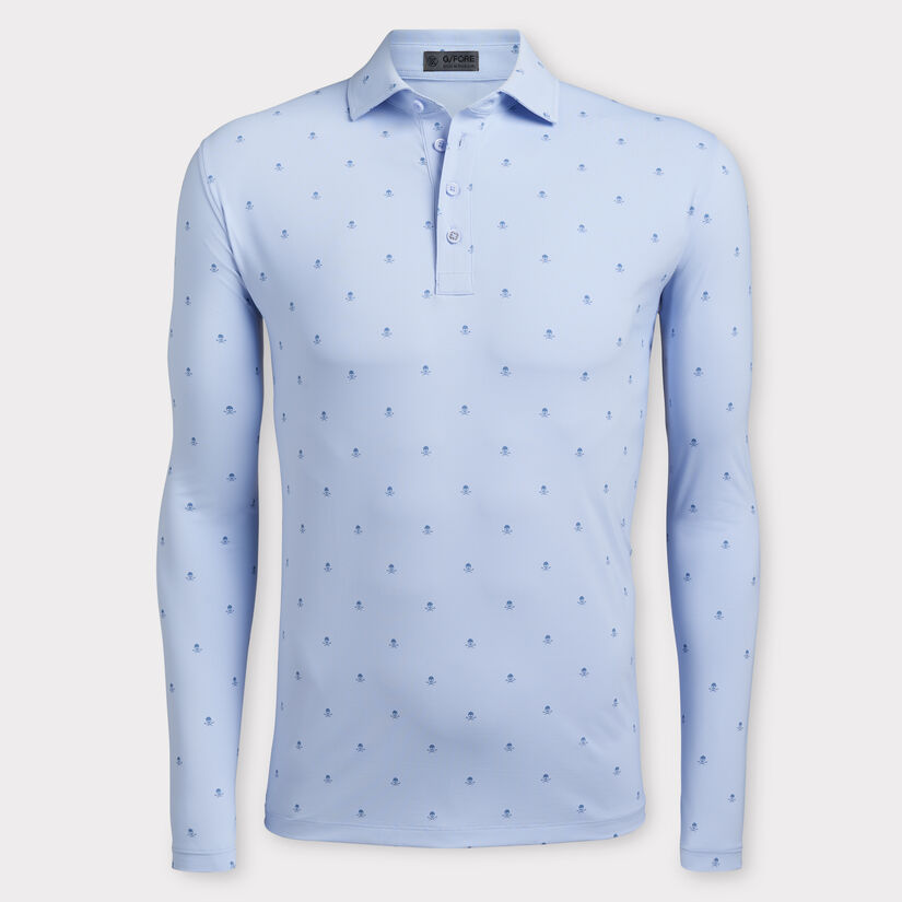 SKULL & T'S ICE NYLON SLIM FIT SUN SHIRT image number 1