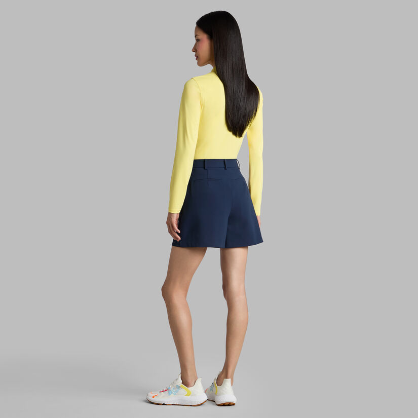 SILKY TECH NYLON LONG SLEEVE ZIP POLO image number 4