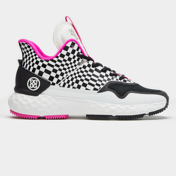 WOMEN'S MG4+ T.P.U. DISTORTED CHECK MID-TOP GOLF SHOE