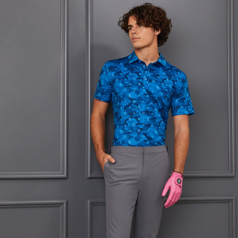 ICON CAMO TECH JERSEY TAILORED FIT POLO image number 2