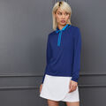 FEATHERWEIGHT SILKY TECH NYLON QUARTER ZIP POLO image number 2