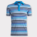 FAVOURITE STRIPE TECH JERSEY SLIM FIT POLO image number 1