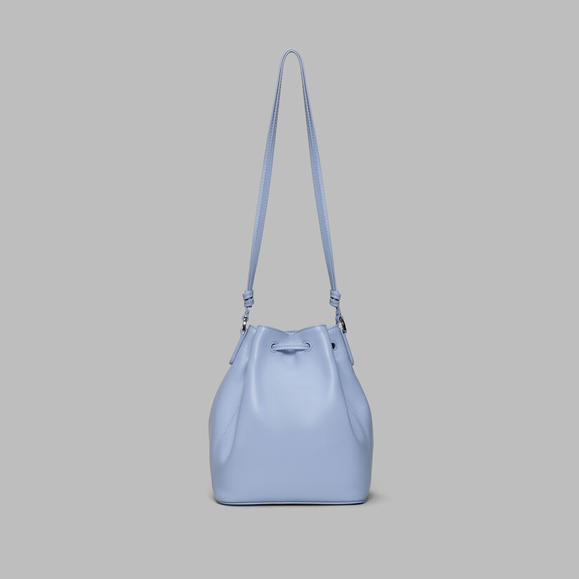 LEATHER CART BUCKET BAG image number 3