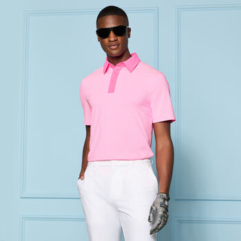 FEEDER STRIPE FINE TECH JERSEY POLO - Alternate Image 1