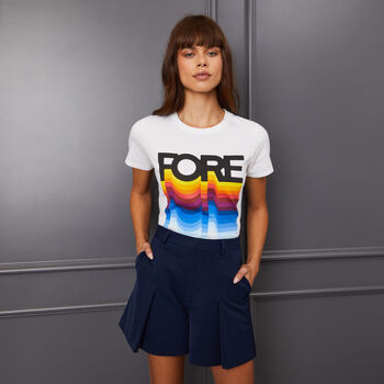 COLOUR BLEND FORE COTTON SLIM FIT TEE