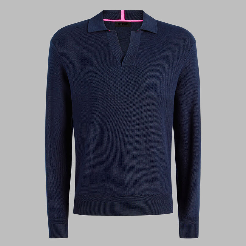 JOHNNY COLLAR COOLING COTTON JUMPER POLO image number 1