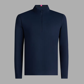 G/fore Brushed Back Tech Quarter Zip In Twilight