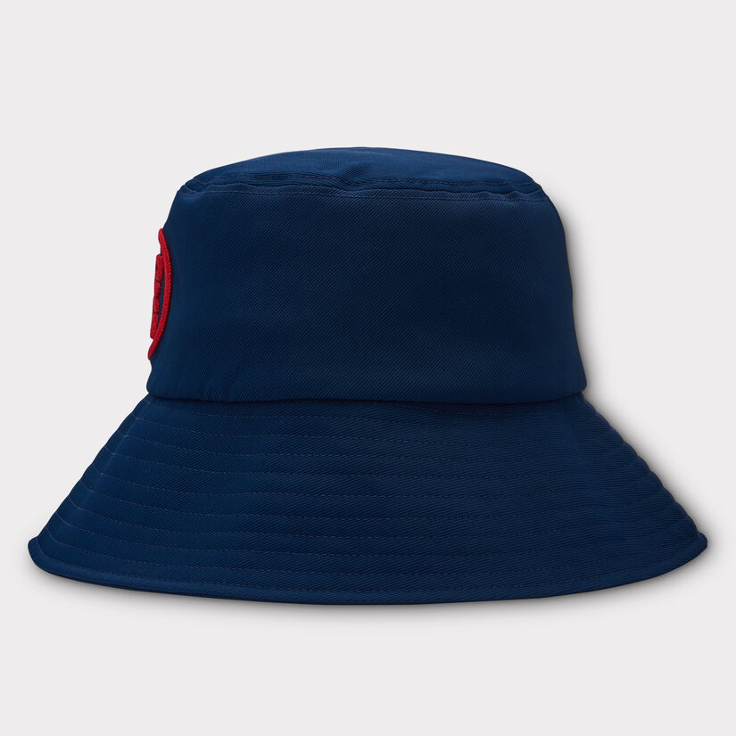 WIDE BRIM STRETCH TWILL BUCKET HAT image number 2