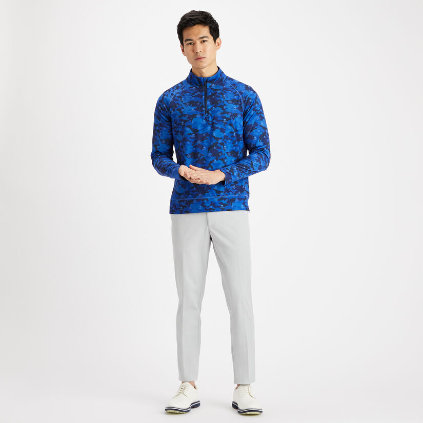 ICON CAMO LUXE QUARTER ZIP SLIM FIT PULLOVER image number 4