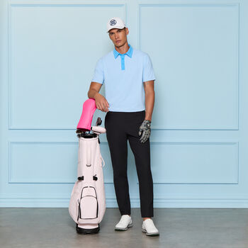 FEEDER STRIPE FINE TECH JERSEY POLO - Alternate Image 1