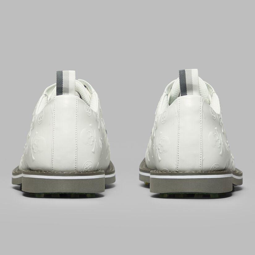 MEN'S GALLIVANTER EMBOSSED SKULL & TEES LEATHER GOLF SHOE image number 5