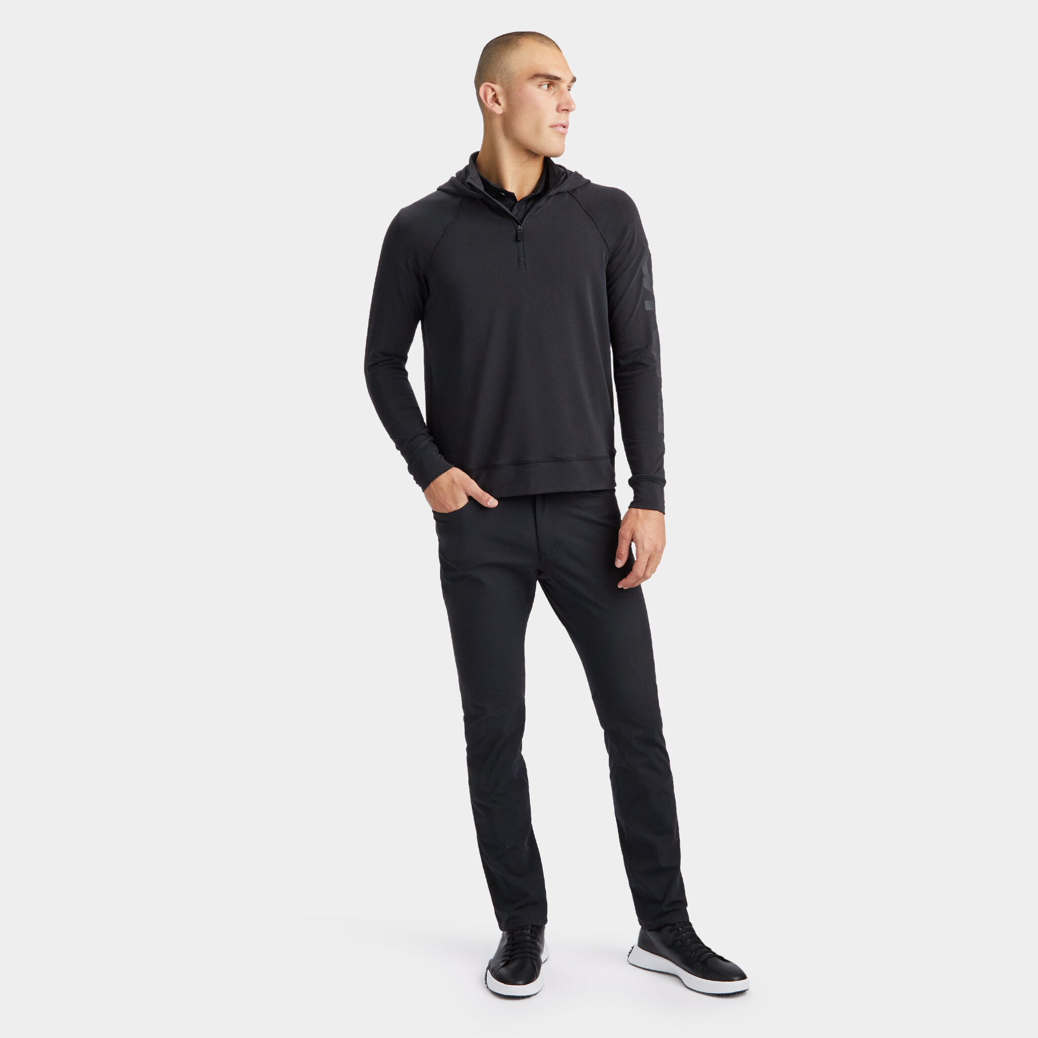 【気質アップ】 HOODED LUXE QUARTER ZIP MID LAYER – G/FORE トップス