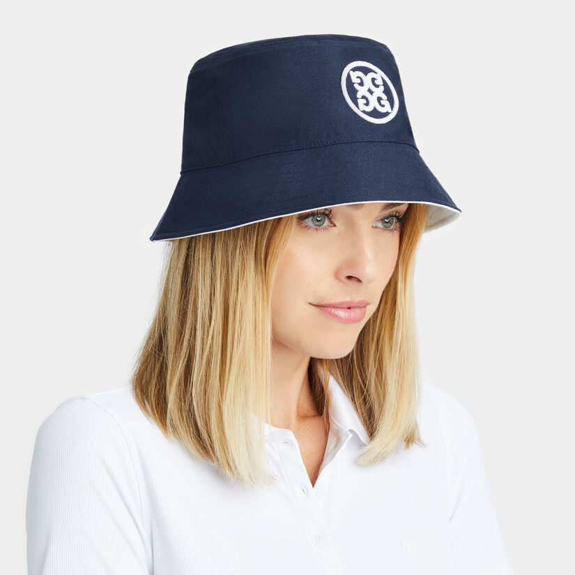 CIRCLE G'S REVERSIBLE COTTON TWILL BUCKET HAT | MEN'S HATS | G/FORE