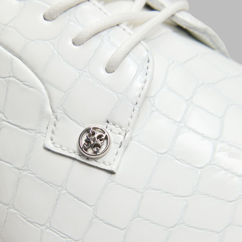GALLIVANTER G/LOCK CROC-EMBOSSED LEATHER DERBY GOLF SHOE image number 7