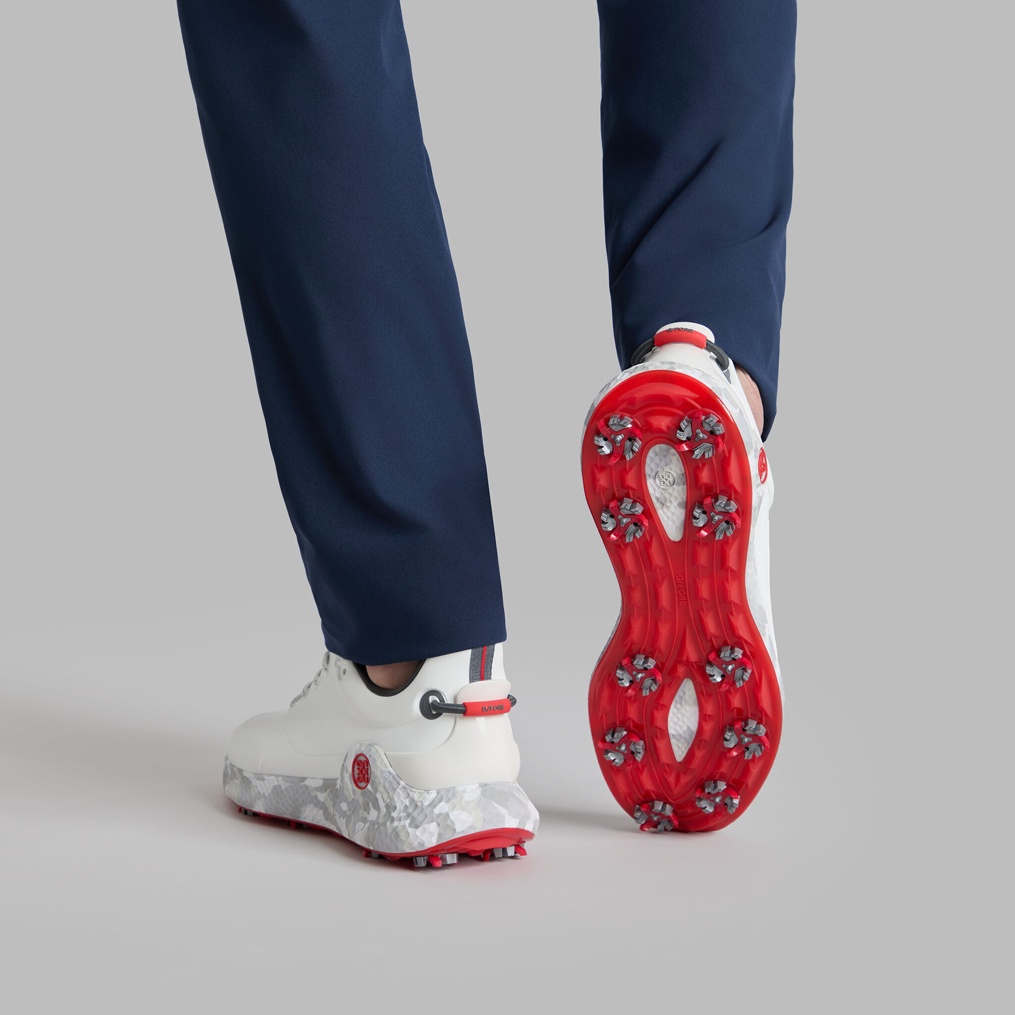 シューズ(男性用) G/FORE MG4+ MID TOP GOLF SHOE US9 MEN'S MG4+ O2 G/LOCK CAMO MID SOLE GOLF SHOE | MEN'S GOLF SHOES