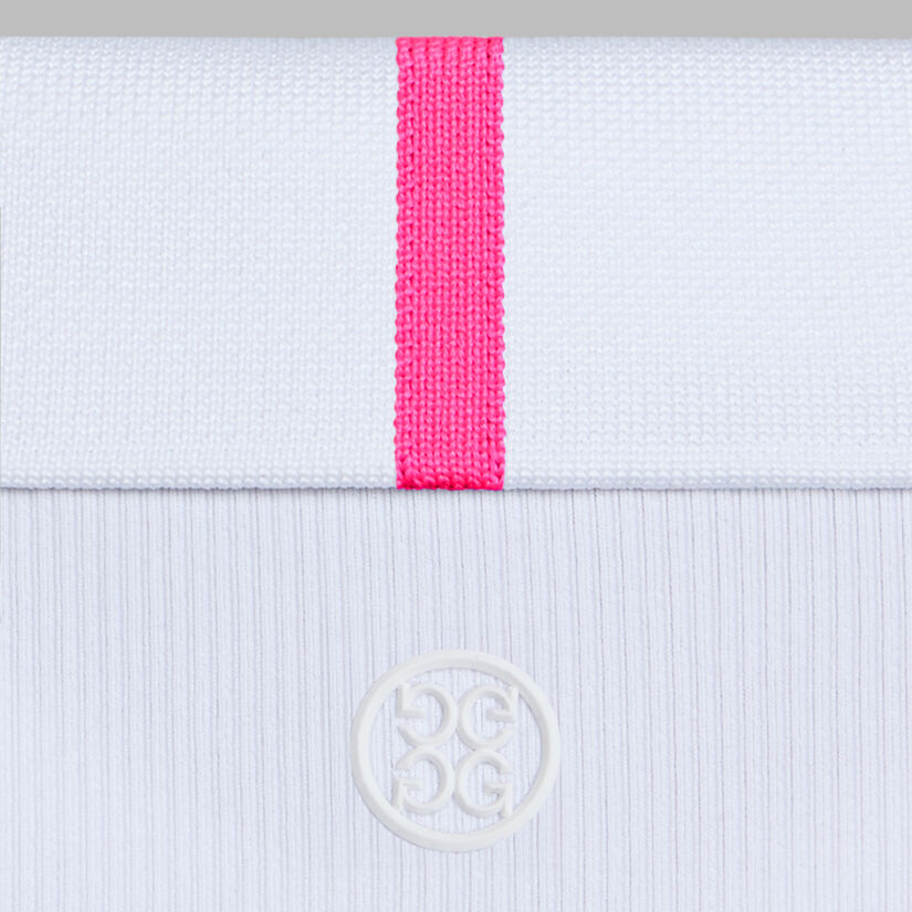 RIBBED TECH NYLON LONG SLEEVE POLO image number 6