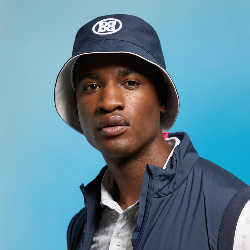 CIRCLE G'S REVERSIBLE COTTON TWILL BUCKET HAT | MEN'S HATS | G/FORE