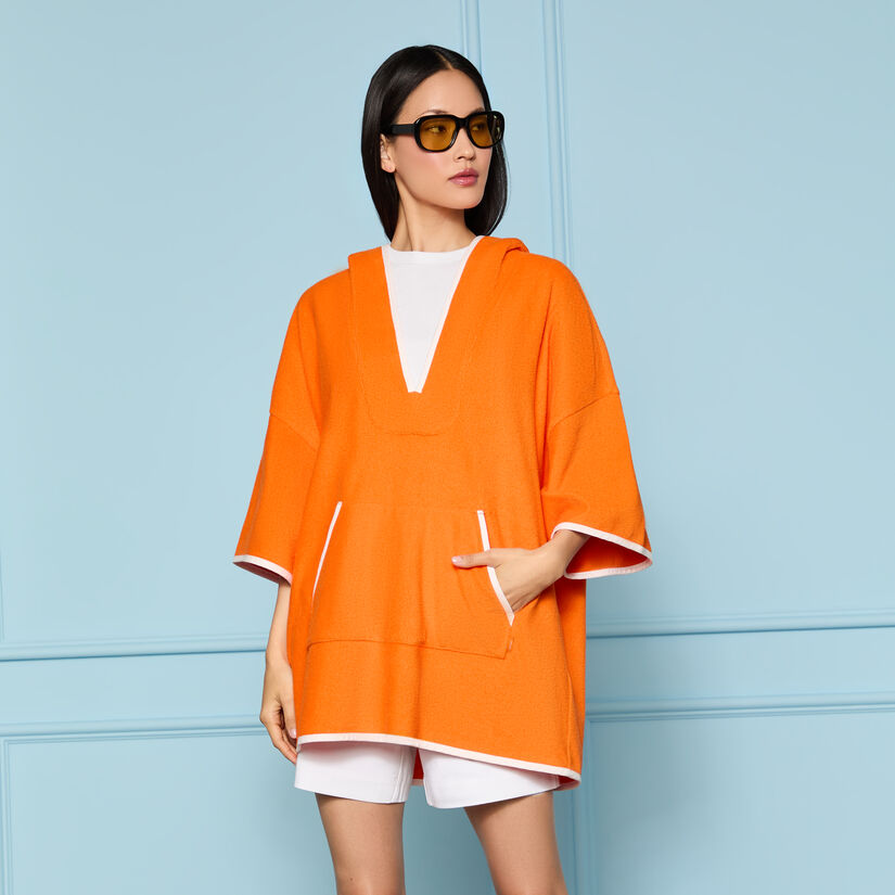 COTTON TERRY BEACH PONCHO image number 2