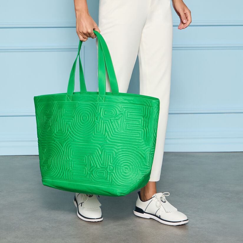 TRIPPY QUILTED CLUB TOTE BAG image number 3
