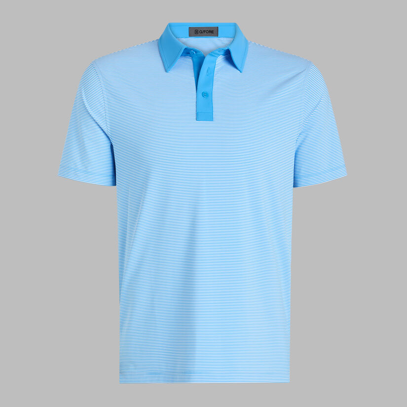FEEDER STRIPE FINE TECH JERSEY POLO image number 1