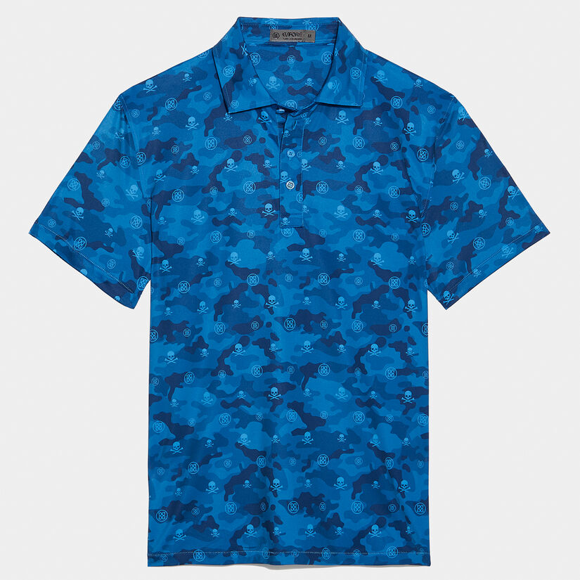 ICON CAMO TECH JERSEY TAILORED FIT POLO image number 1