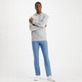 WAFFLE STITCH HOODED MERINO WOOL SLIM FIT PULLOVER image number 4