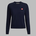 LOVE GOLF MERINO WOOL CREWNECK JUMPER image number 1