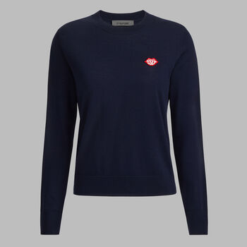 LOVE GOLF MERINO WOOL CREWNECK JUMPER
