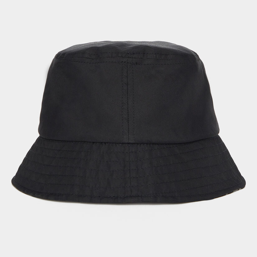 REVERSIBLE DISTORTED CHECK NYLON BUCKET HAT image number 4