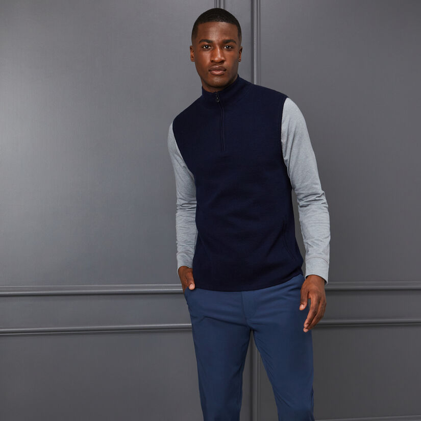 MERINO WOOL TECH-LINED DUNES SLIM FIT GILET image number 2
