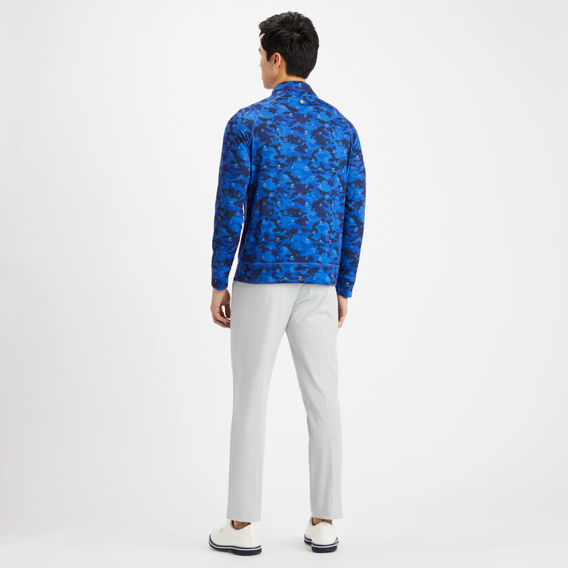 ICON CAMO LUXE QUARTER ZIP SLIM FIT PULLOVER image number 5