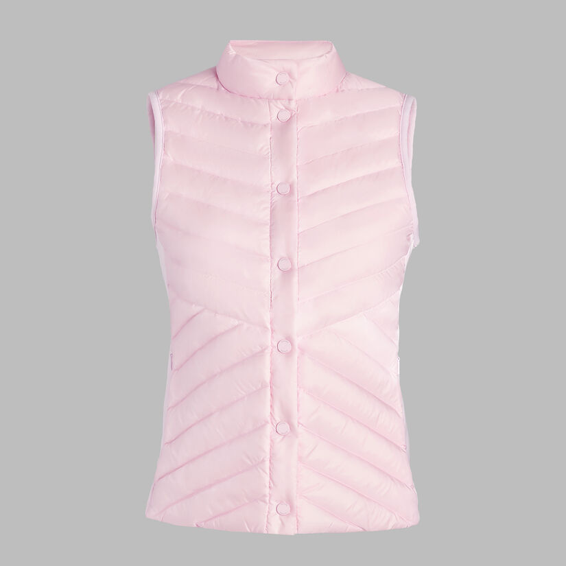 V-DOWN QUILTED STRETCH TECH INTERLOCK GILET image number 1